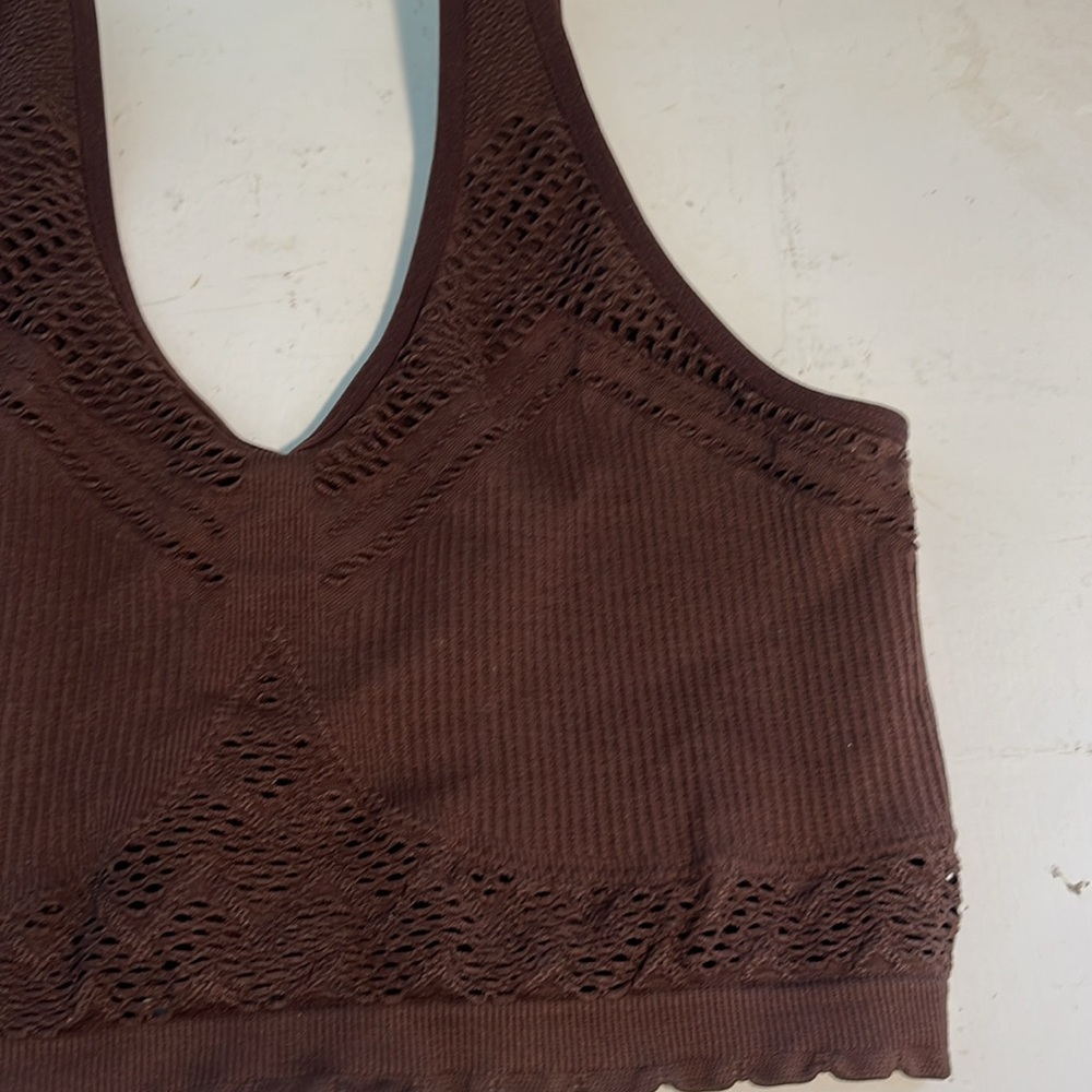 Aerie Brown Lace Women's Bralette S/P